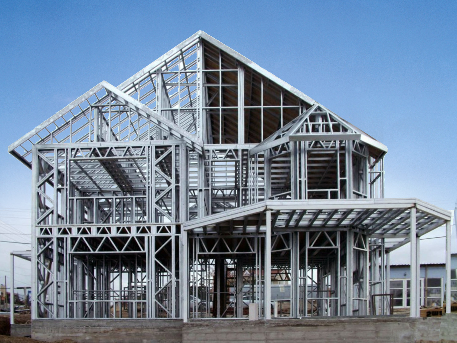 steel framed house
