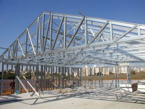 light steel roof construction