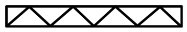flat truss diagram