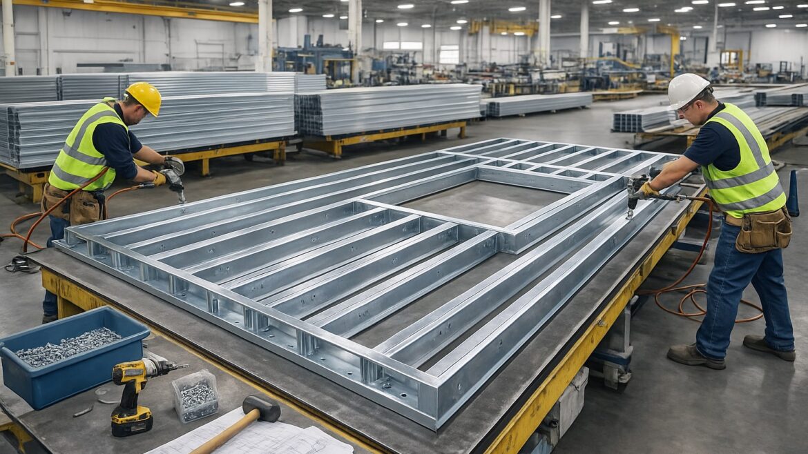 prefab wall panel assembly