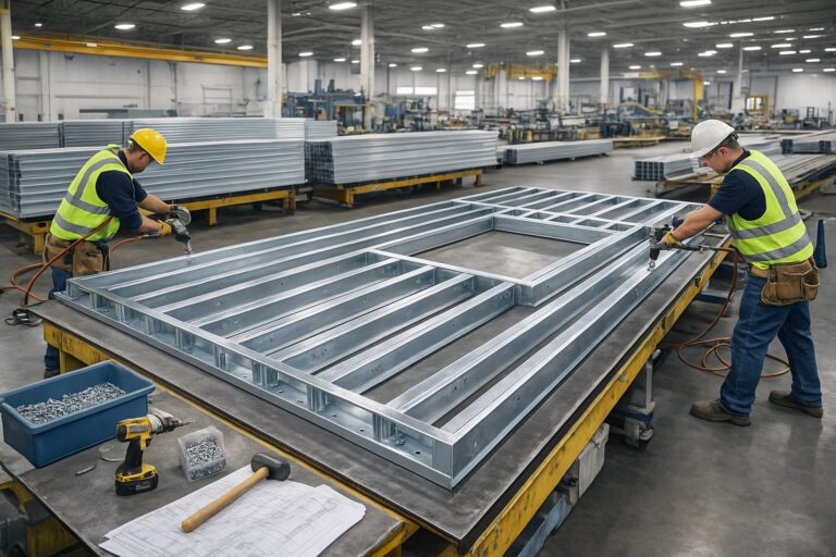 prefab wall panel assembly