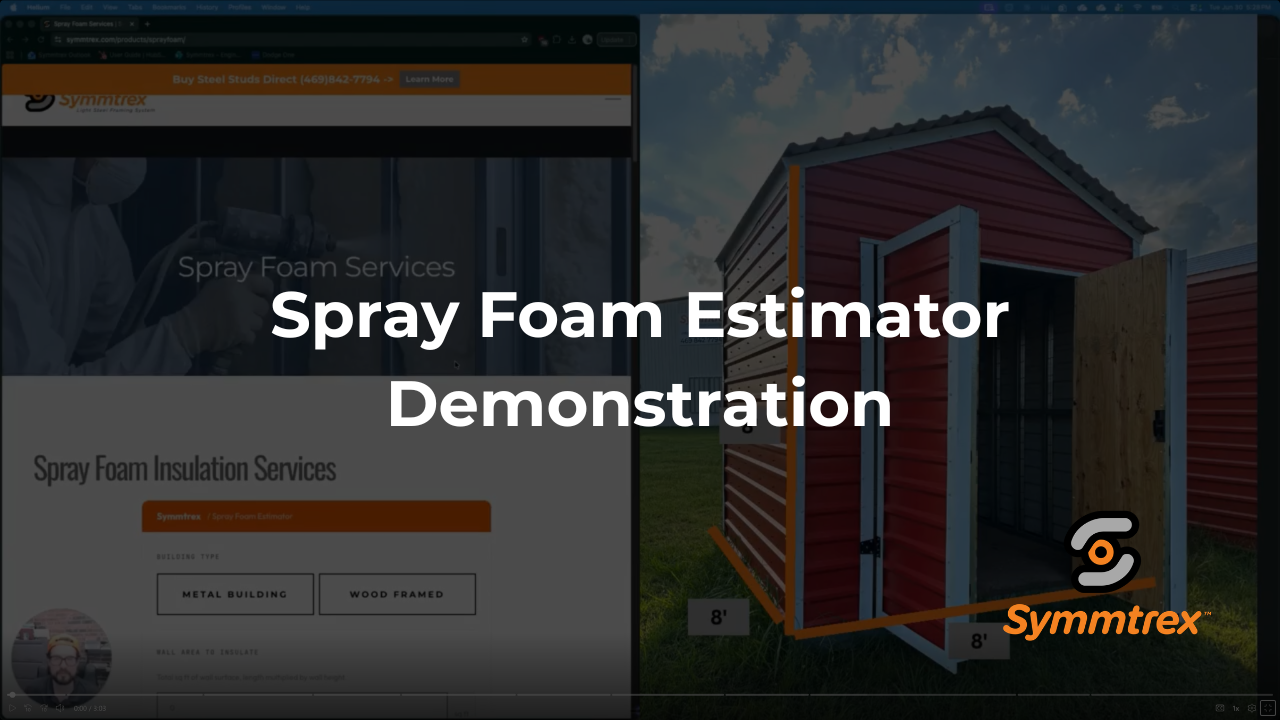 Getting started with our spray foam estimator
