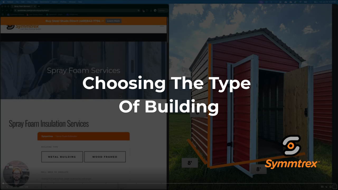 Choosing Your Building Type for Spray Foam Estimator